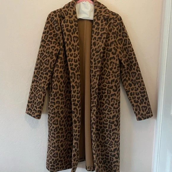 Cheetah sales coat zara